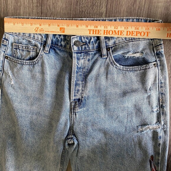 HIDDEN Bailey Vintage Wash Distressed Boyfriend 100% Cotton Jeans - Women's 29 - Picture 11 of 14